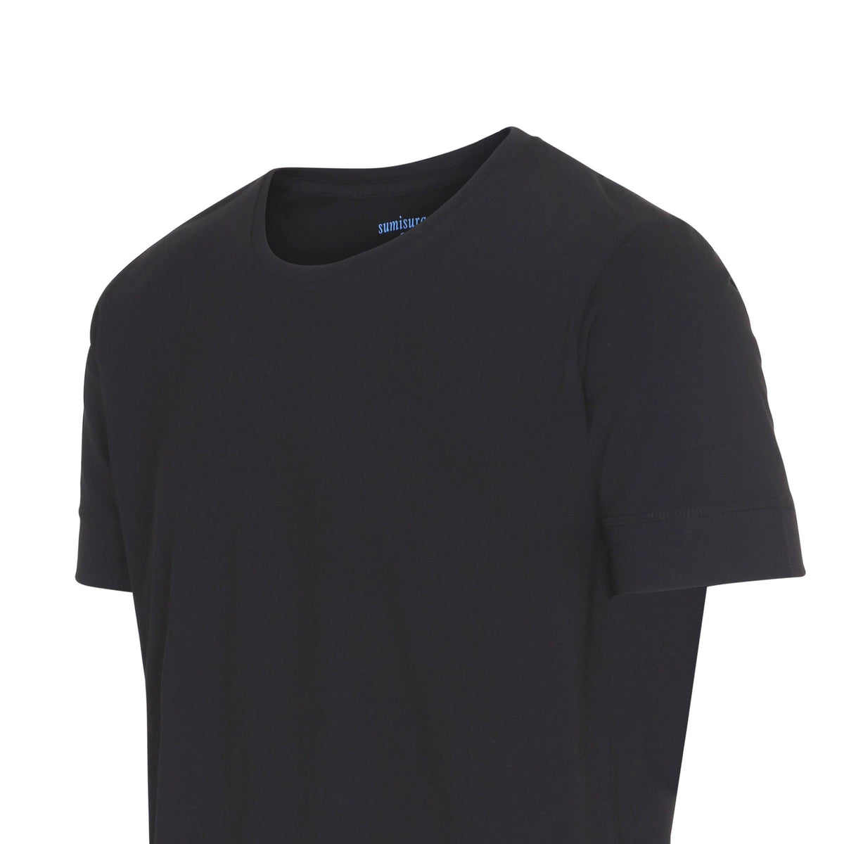 Bari – Black Round Neck – T-Shirts – Sumisura