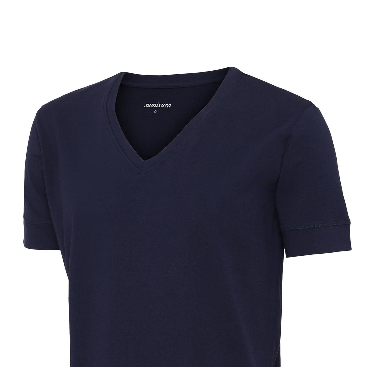 Florence – Navy V-Neck – T-Shirts – Sumisura