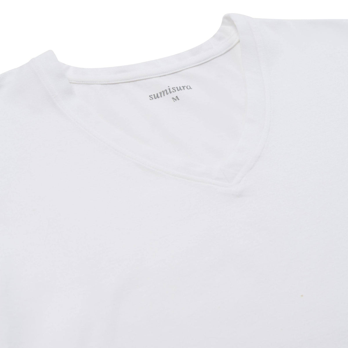 Florence – White V-Neck – T-Shirts – Sumisura