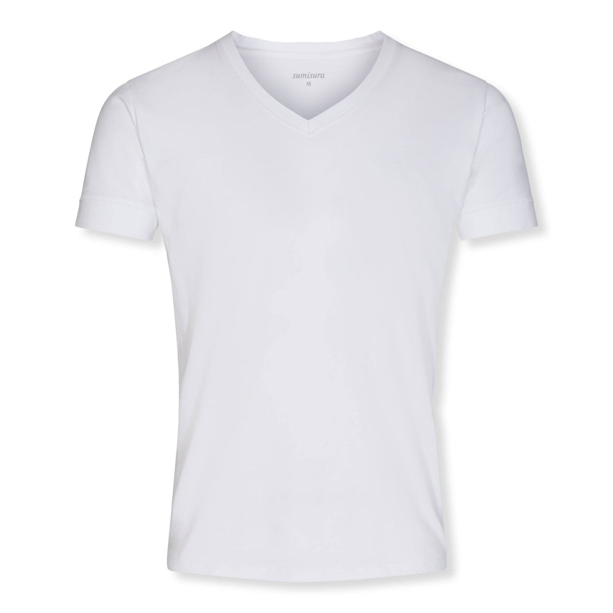 Florence – White V-Neck – T-Shirts – Sumisura