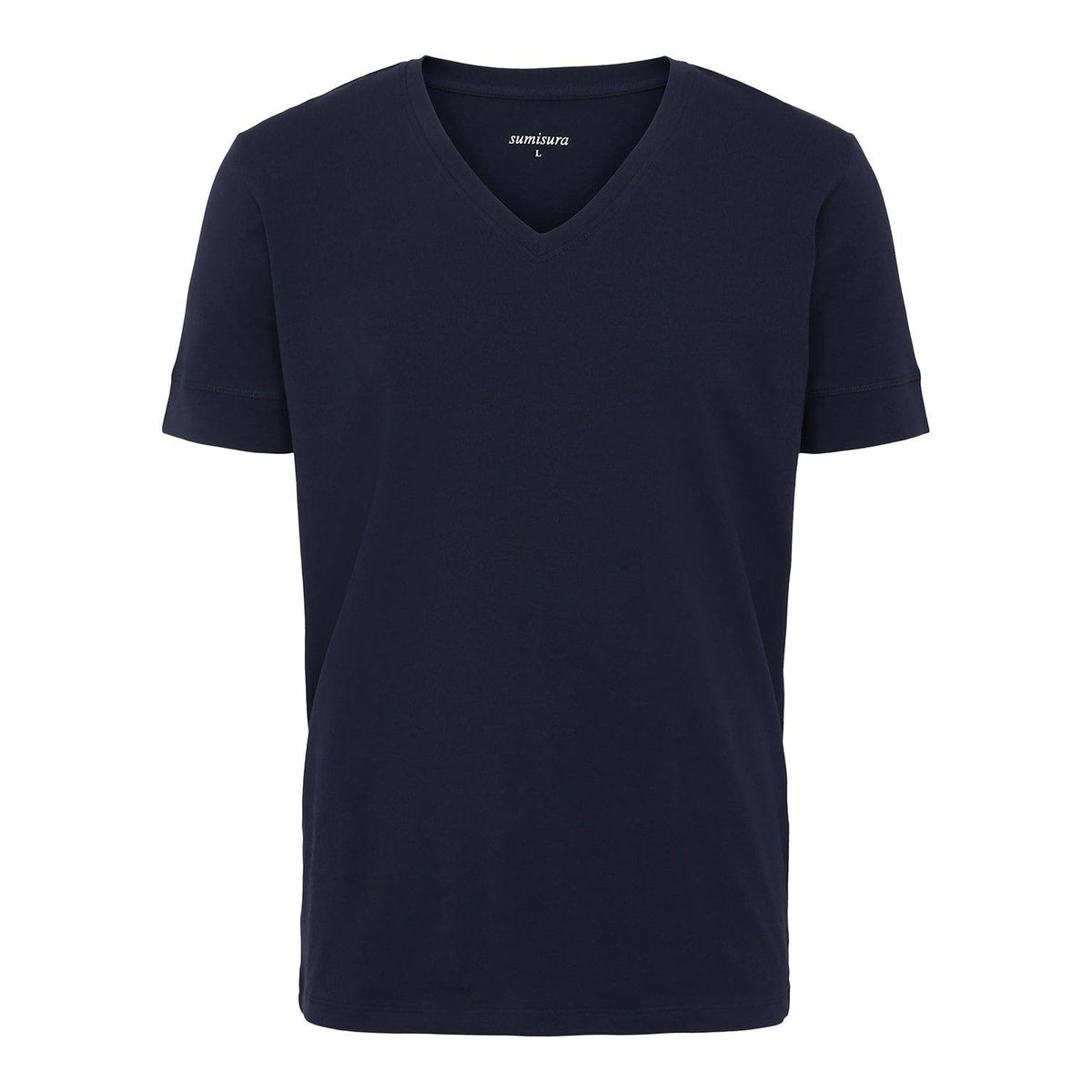 Florence – Navy V-Neck – T-Shirts – Sumisura